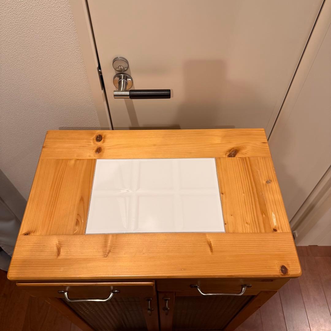 木製ガラス扉キャビネット GCB-60 収納棚 本棚 ナチュラル 北欧風