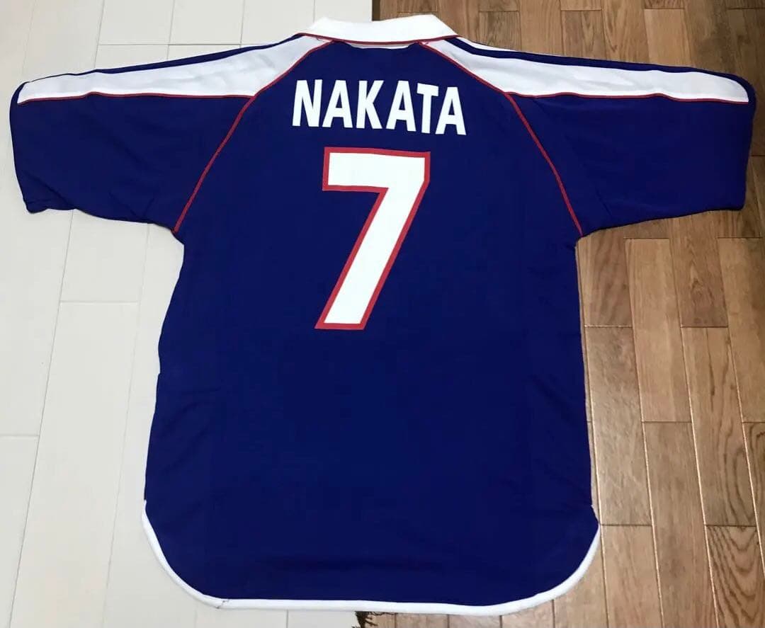 ★新品タグ★2001年　日本代表 ユニフォーム　中田英寿選手　Lサイズ