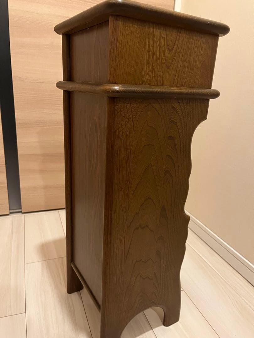 カリモク家具 電話台 飾り棚 オールドカリモク コロニアルシリーズ アンティーク