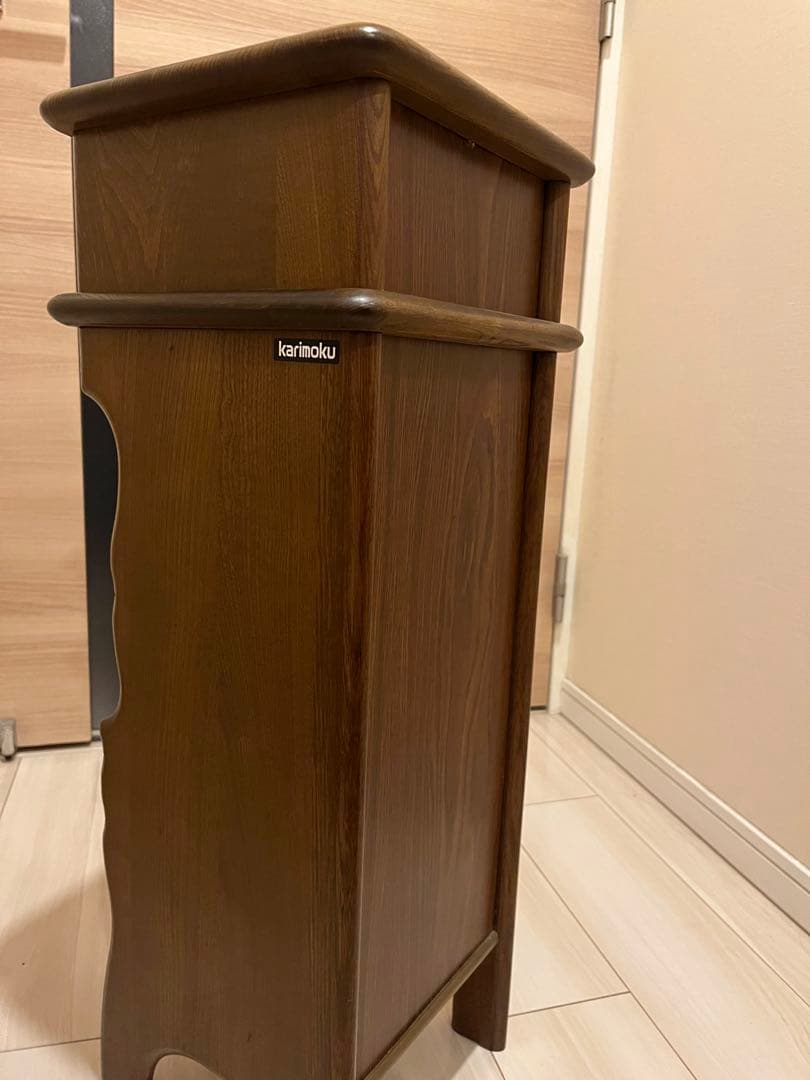 カリモク家具 電話台 飾り棚 オールドカリモク コロニアルシリーズ アンティーク