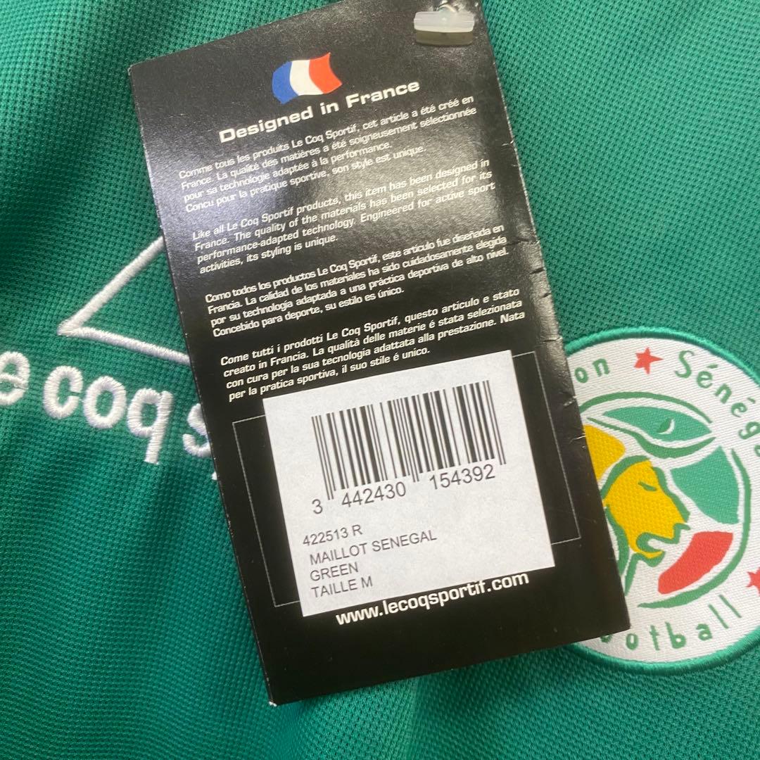 【新品未使用】ルコック セネガル代表 ユニフォーム ゲームシャツ 2002年