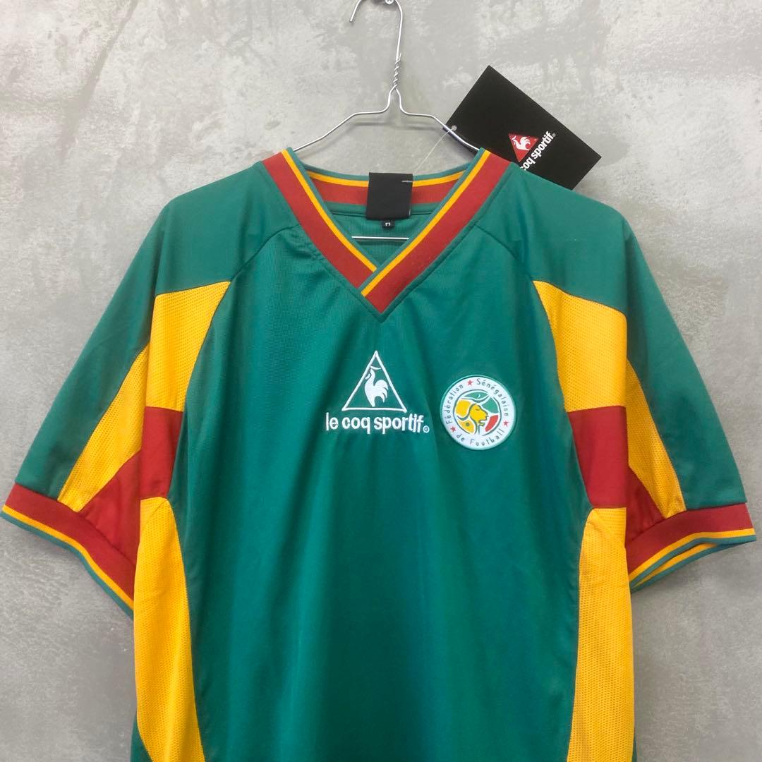 【新品未使用】ルコック セネガル代表 ユニフォーム ゲームシャツ 2002年