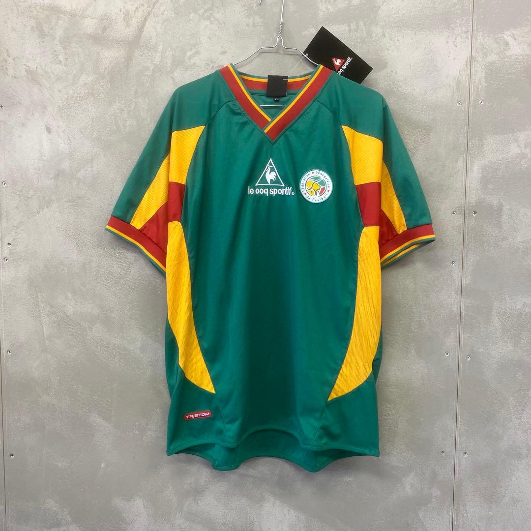 【新品未使用】ルコック セネガル代表 ユニフォーム ゲームシャツ 2002年