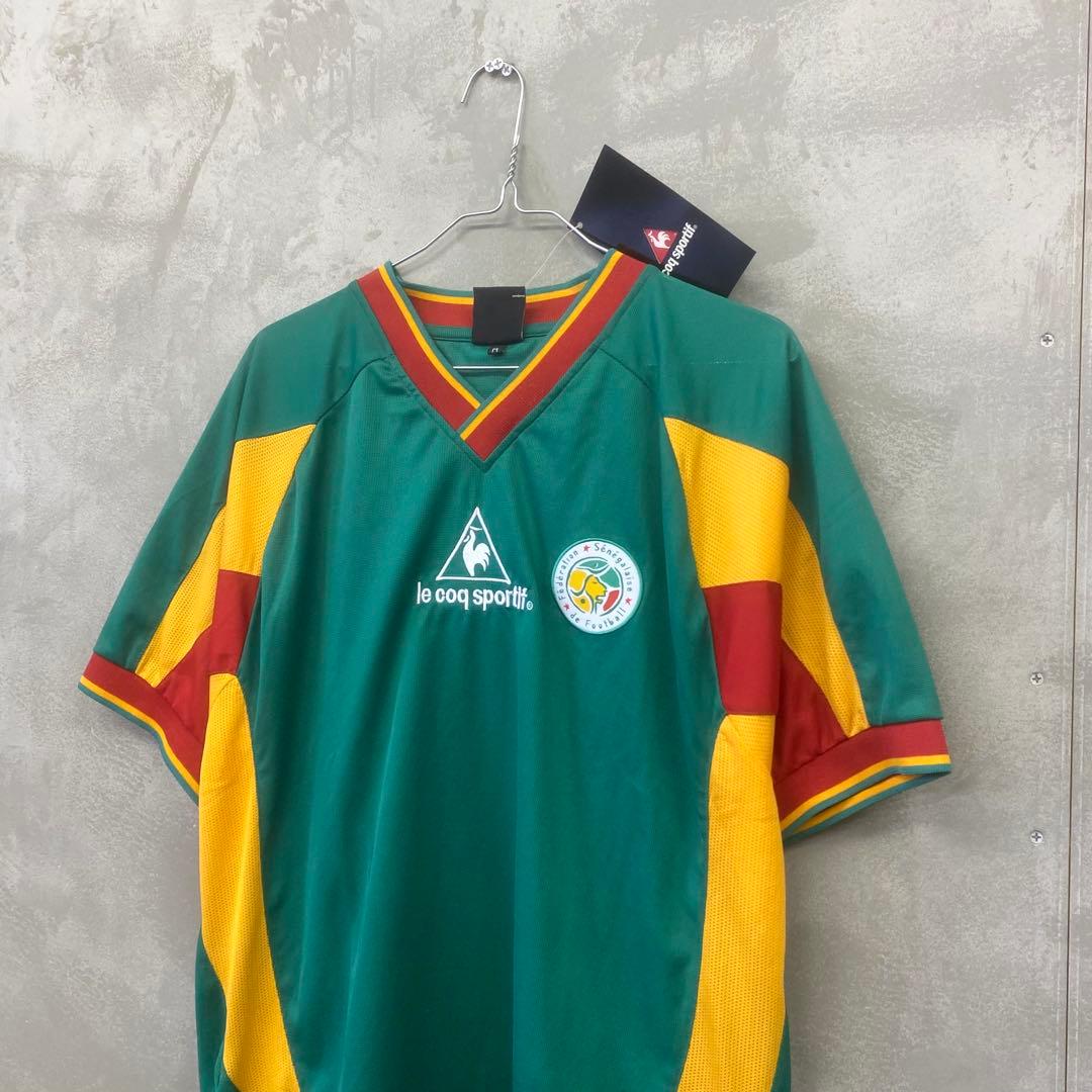 【新品未使用】ルコック セネガル代表 ユニフォーム ゲームシャツ 2002年