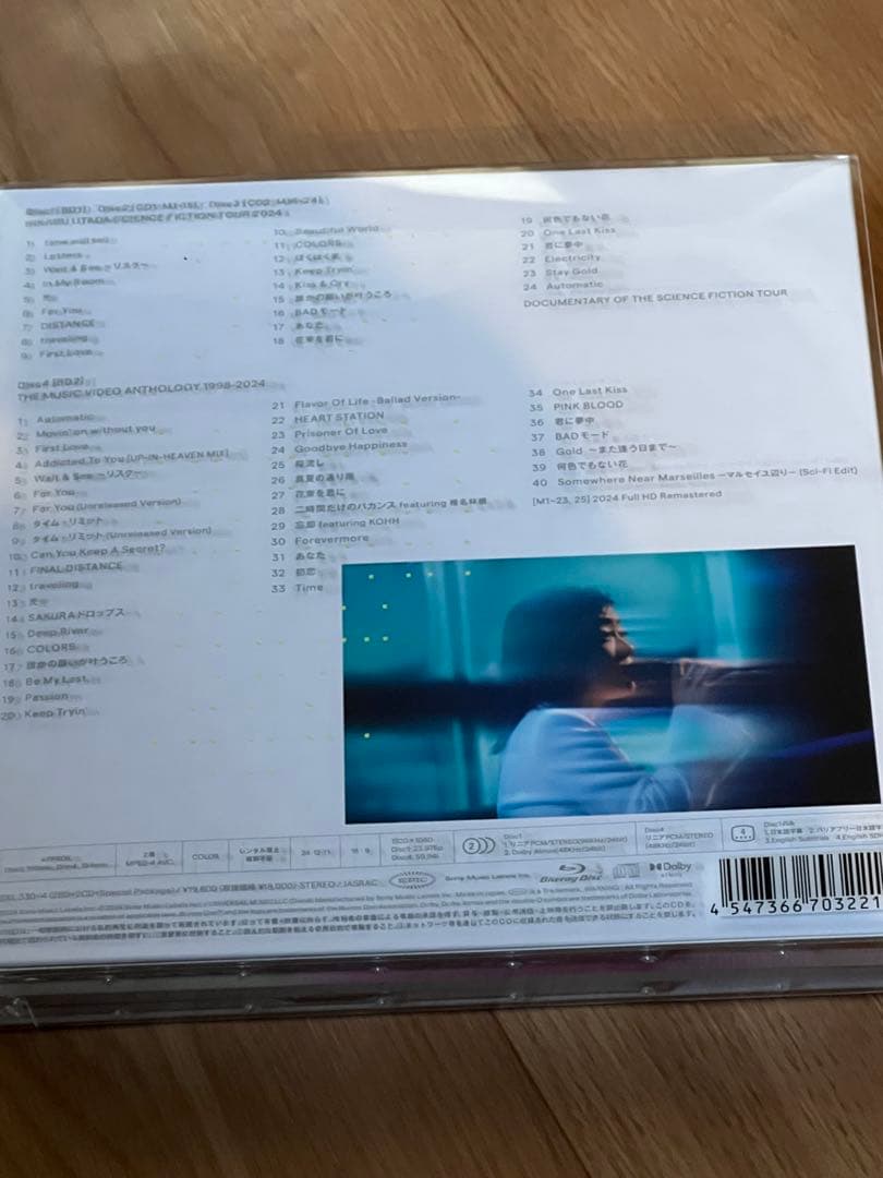 【ブルーレイ＋特典CD】宇多田ヒカル SCIENCE FICTION TOUR