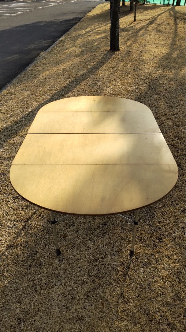 【廃盤】 peak フォールディング キッチン テーブル オーバル