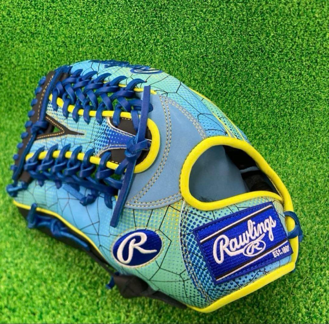 ローリングス 野球 グローブ グラブ 大人用 軟式 サックスネイビー 左用