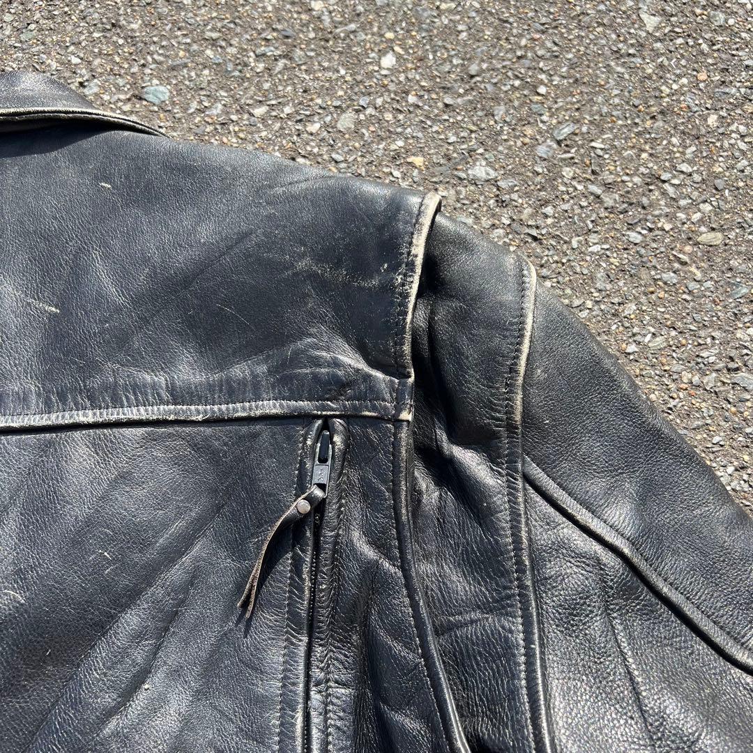Harley Davidson レザージャケット　革ジャン　ライダース　グランジ