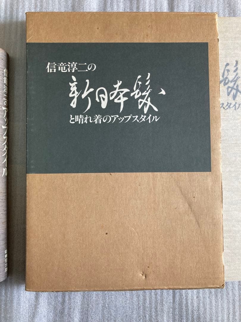 希少品　信竜淳二　新日本髪　アップスタイル　2冊　外箱付　新美容出版