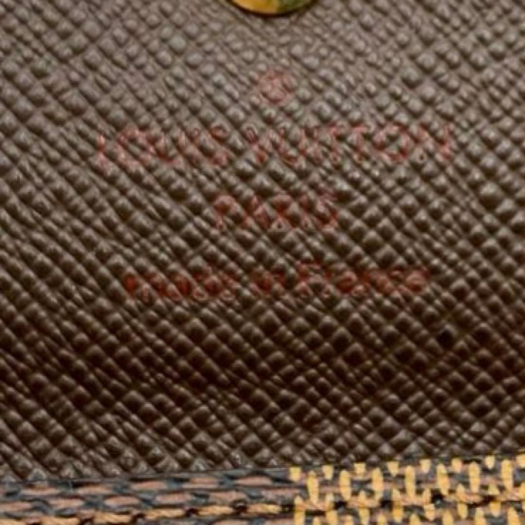 【美品】ルイヴィトン　キーケース　4連　ミュルティクレ4 ダミエ　エベヌ