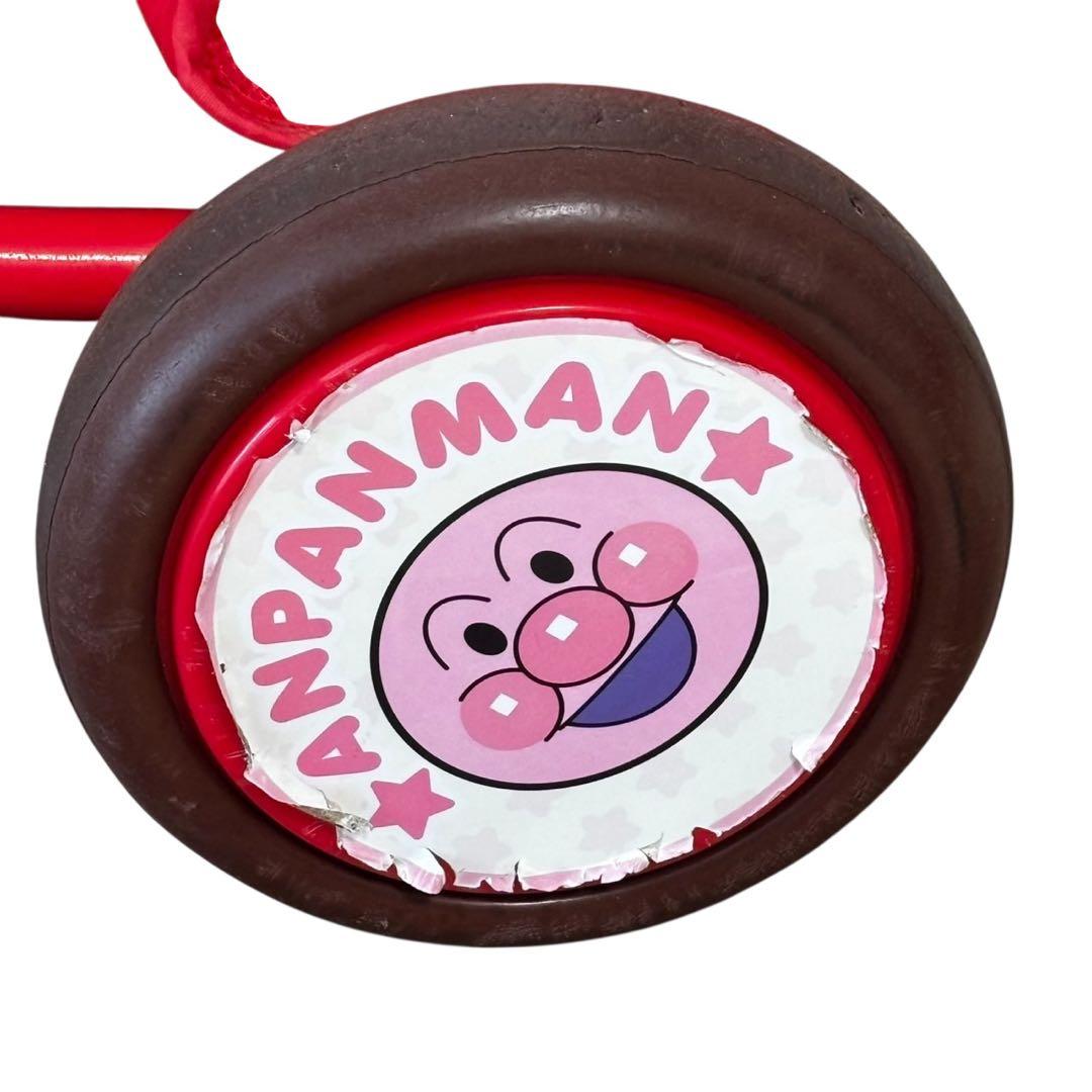 ブザー付き おでかけ三輪車 それいけ！アンパンマン デラックス 赤