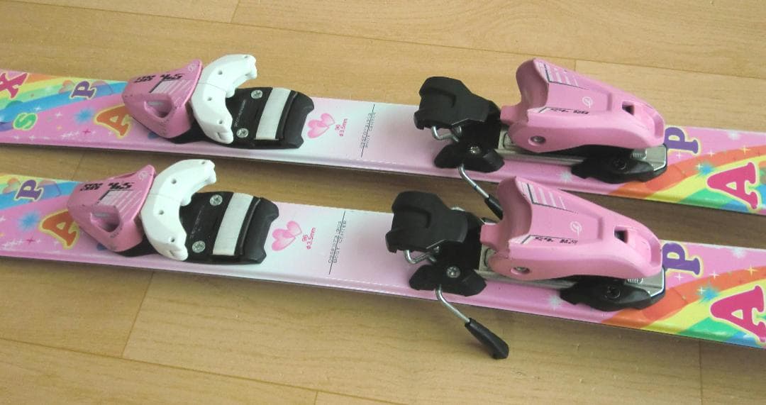 ■■送料無料■KAZAMA■子供用スキーフルセット■板96靴19■WAX済■■