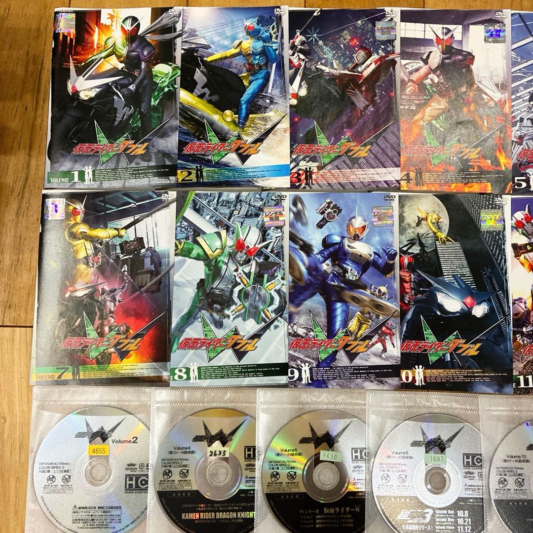 仮面ライダーW ダブル　全12巻セット　DVD　ヒーロー　特撮　映画　劇場版