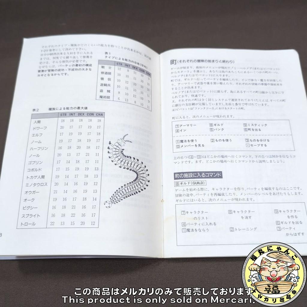 【レア】 ファンタジー ジェルノアの章 MSX2　ボーステック