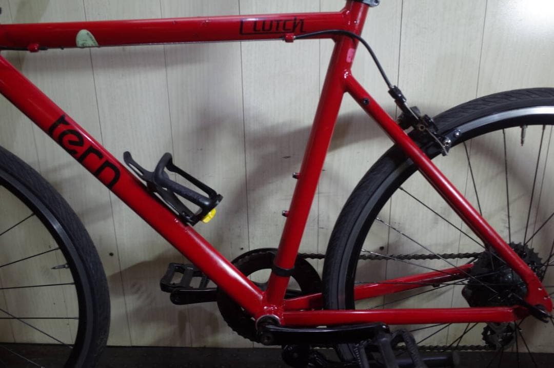 TERN CLUTCH 650C アルミ 8速 510mm クロスバイク RED