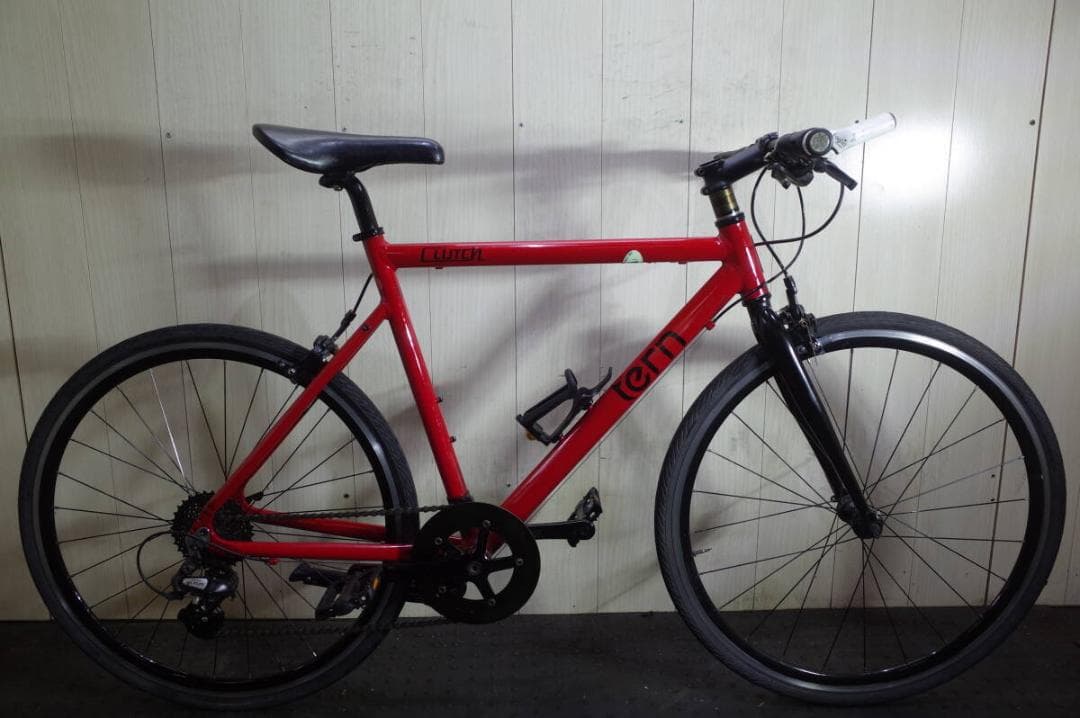 TERN CLUTCH 650C アルミ 8速 510mm クロスバイク RED