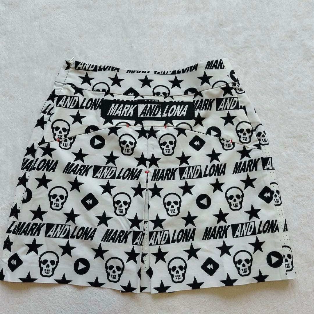 美品　マークアンドロナ　セットアップ　ジャケット　スカート　パーカー　白　総柄