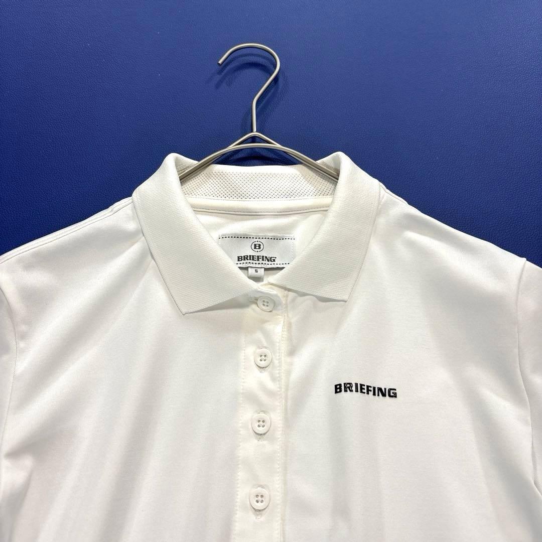 ブリーフィングゴルフ　半袖ポロシャツ　23SS レディース　S ホワイト