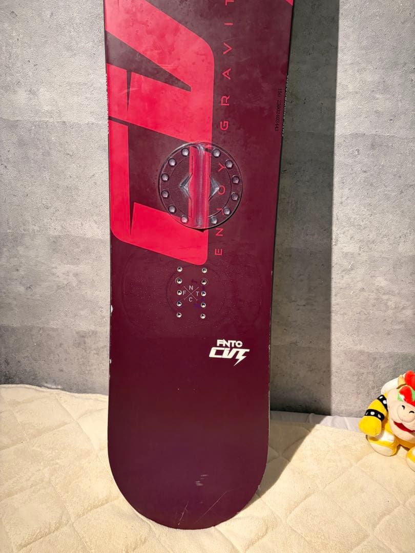FNTC CVT スノーボード レッド 156cm