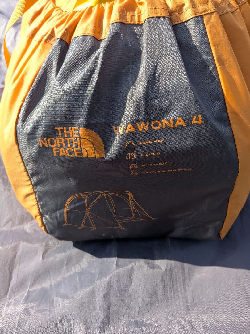 ノースフェイス　WAWONA4　ワオナ4　専用フットプリント付き　テント