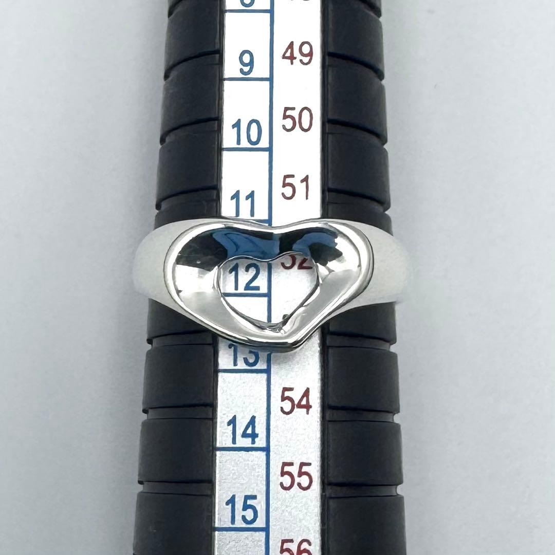 【TIFFANY&Co】鏡面仕上げ　エルサペレッティ　オープンハート リング