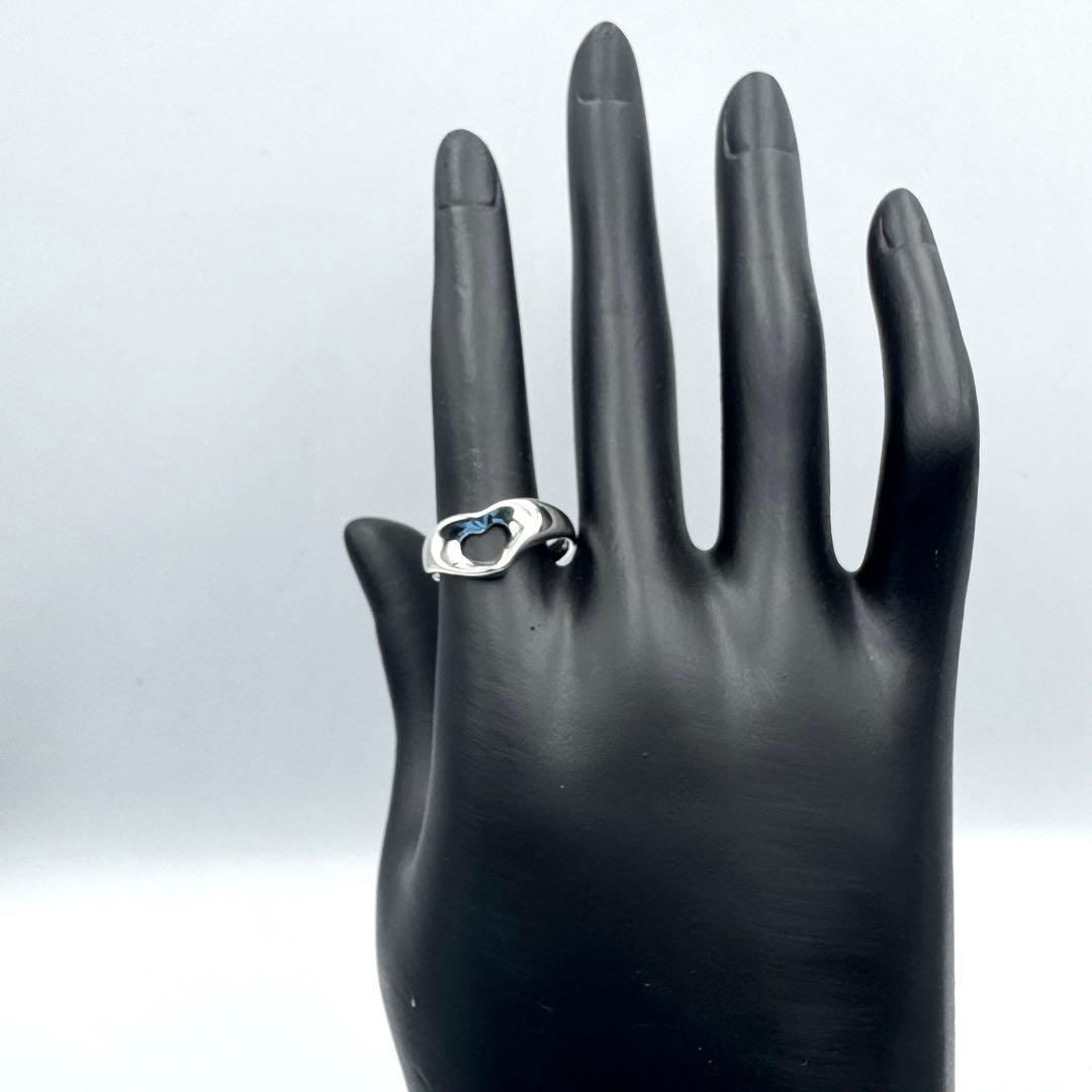 【TIFFANY&Co】鏡面仕上げ　エルサペレッティ　オープンハート リング
