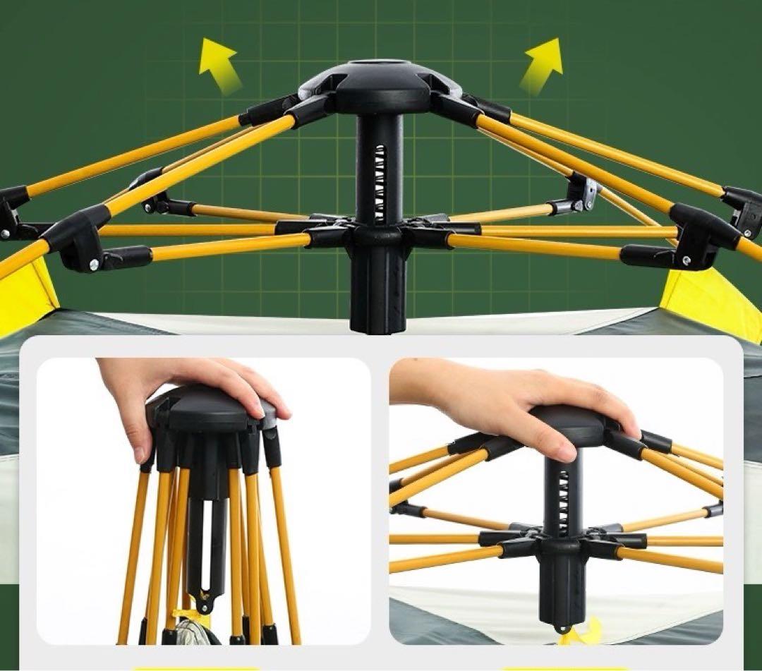 家族用miniテント、防水、便利（防湿シート付き)