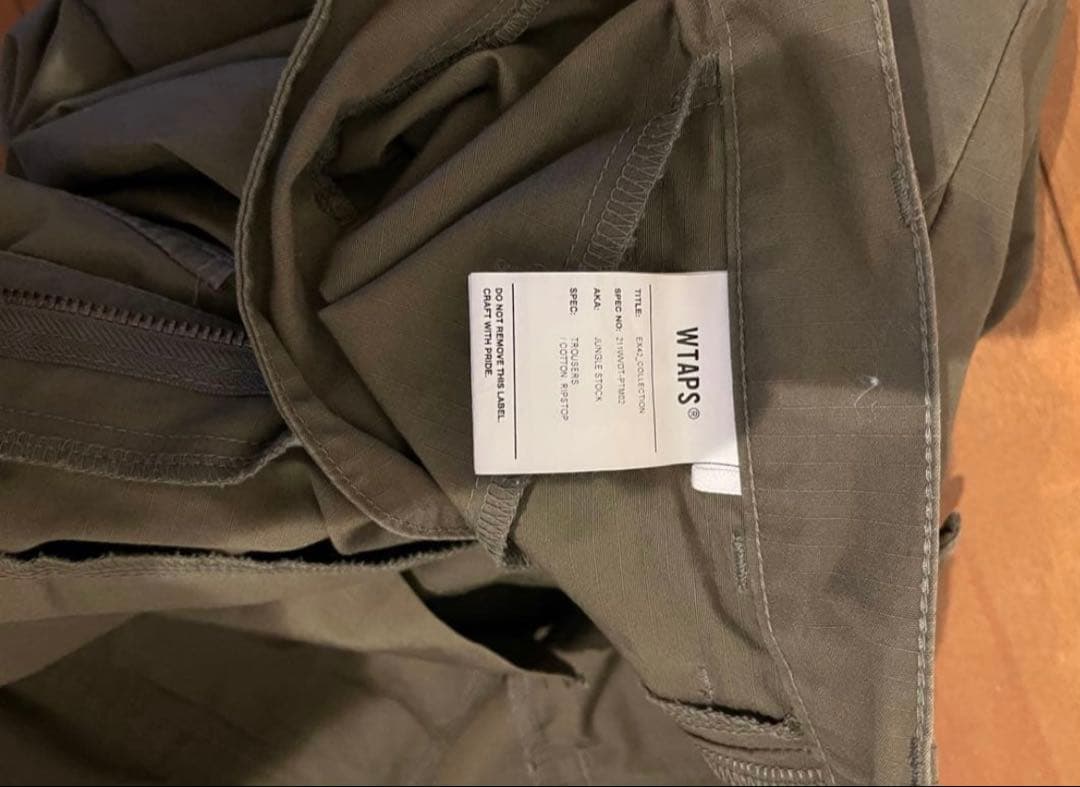 WTAPS カーゴパンツ オリーブ サイズ02