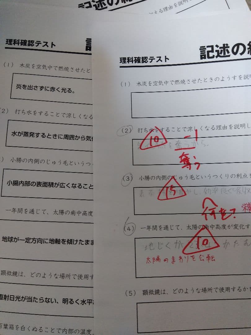 2024 SAPIX 理科 サピックス ウィークリーサピックス・記述の総復習