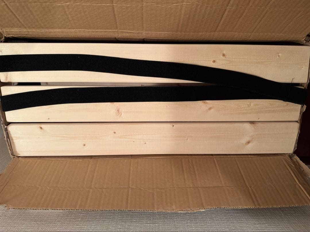 極厚３cm すのこベッド すのこマット ロール式　滑り止め　スリムシングル