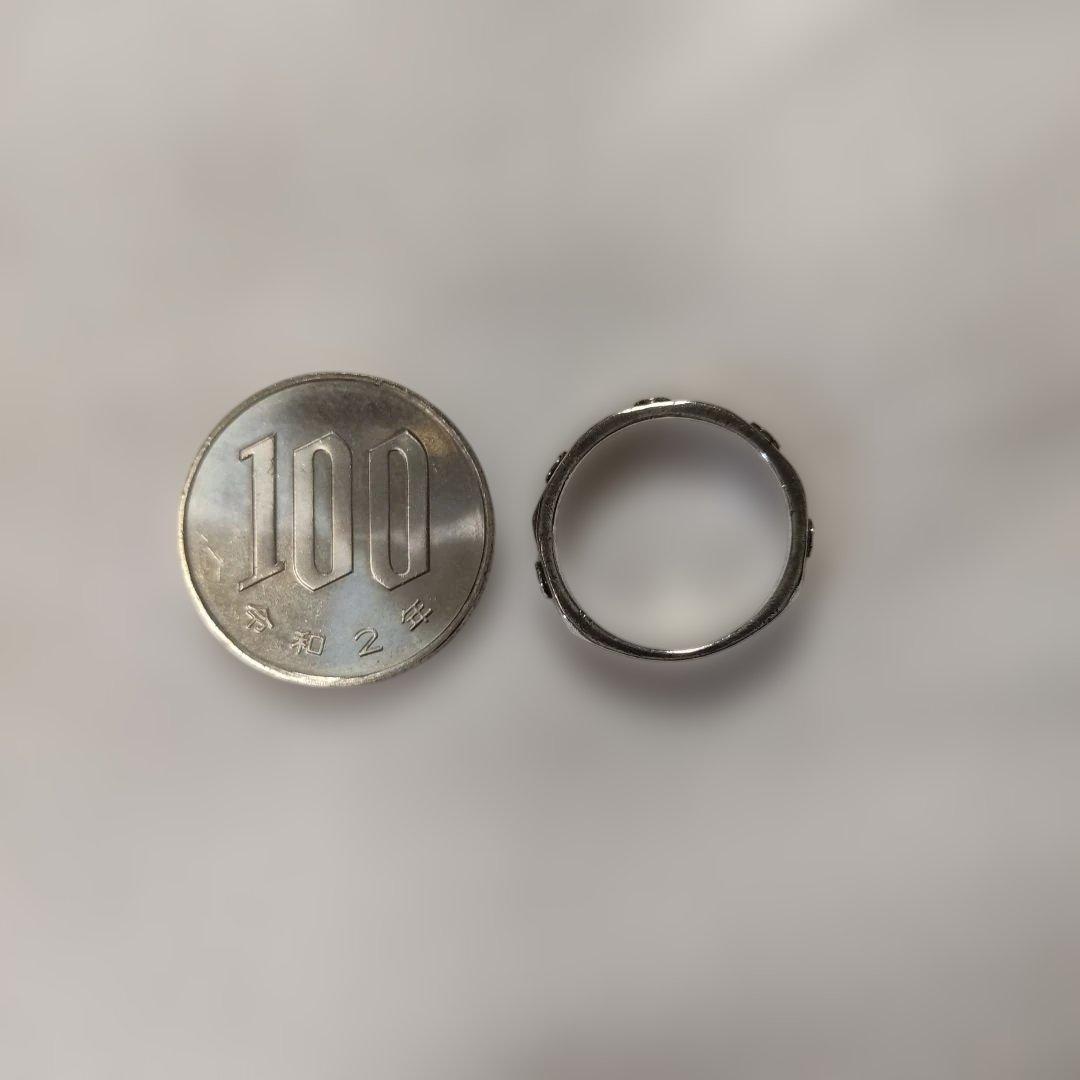 ジャンポールゴルチエ。SILVER925 。シルバー製リング、指輪。8号。①