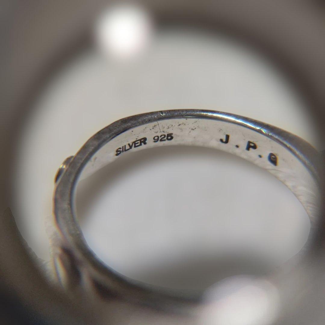 ジャンポールゴルチエ。SILVER925 。シルバー製リング、指輪。8号。①