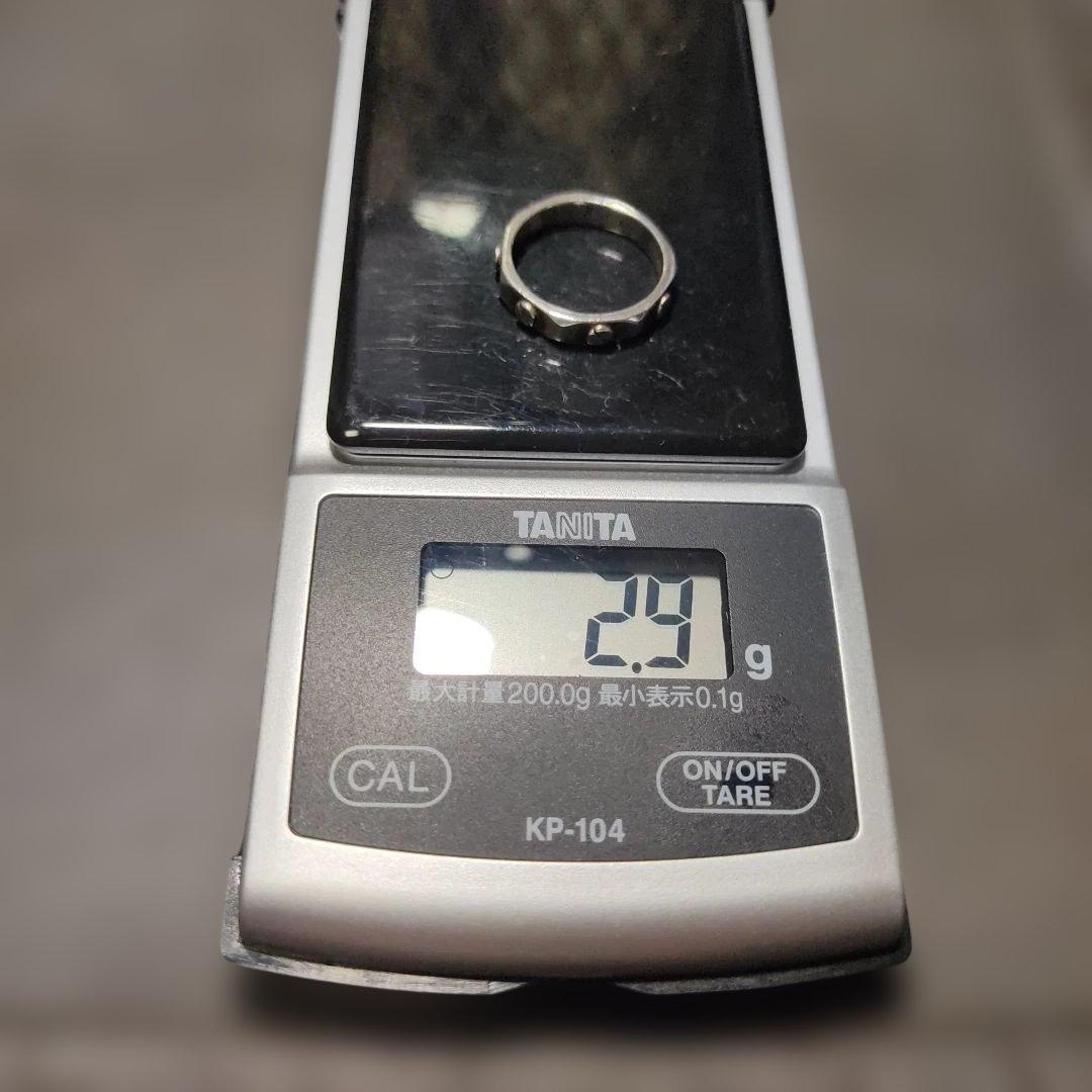 ジャンポールゴルチエ。SILVER925 。シルバー製リング、指輪。8号。①