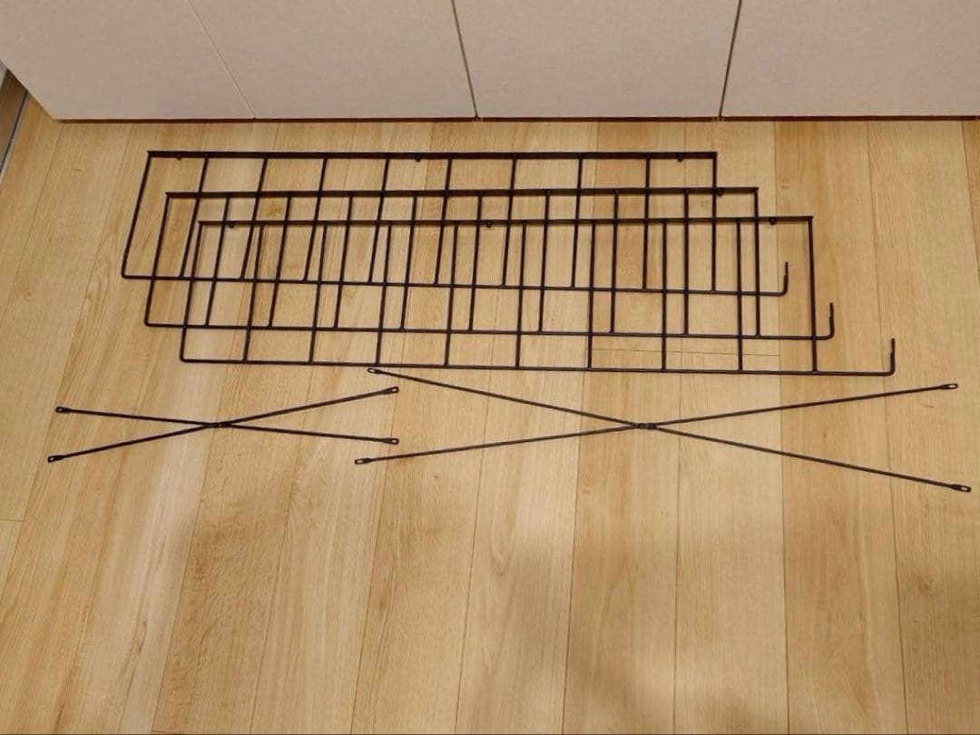 突っ張り壁面収納ワードローブNポルダ＋追加サイドパーツ＋追加棚板(幅40cm)