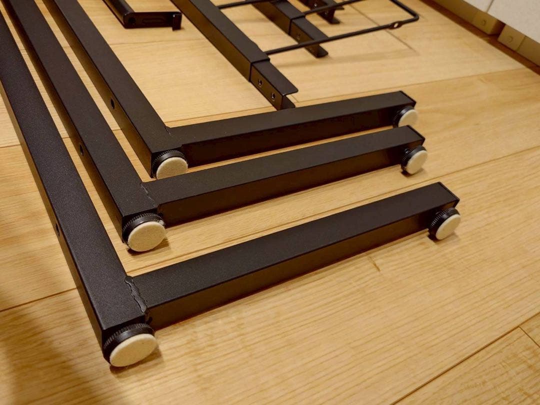 突っ張り壁面収納ワードローブNポルダ＋追加サイドパーツ＋追加棚板(幅40cm)