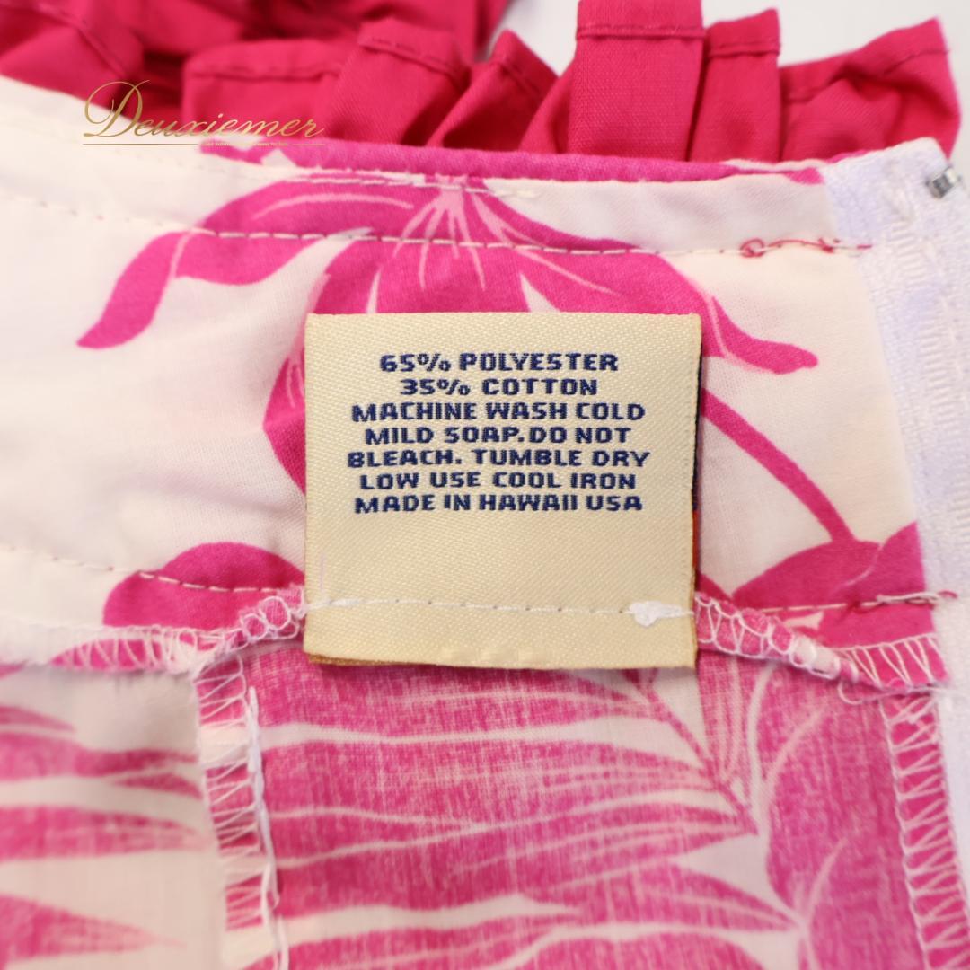 【美品 ハワイ製 フラダンス衣装】ピンク  Creations ドレス