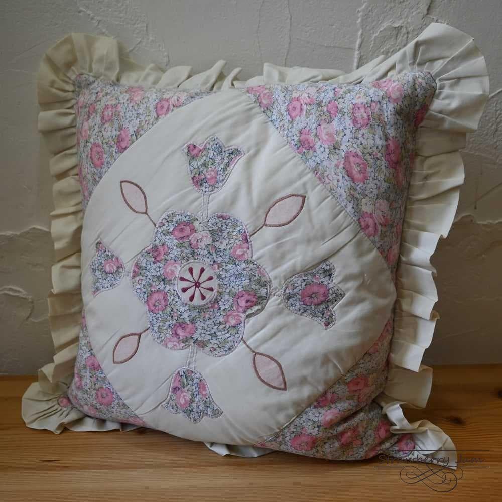 ICO-290 英国ヴィンテージ クッション カバー インテリア ファブリック