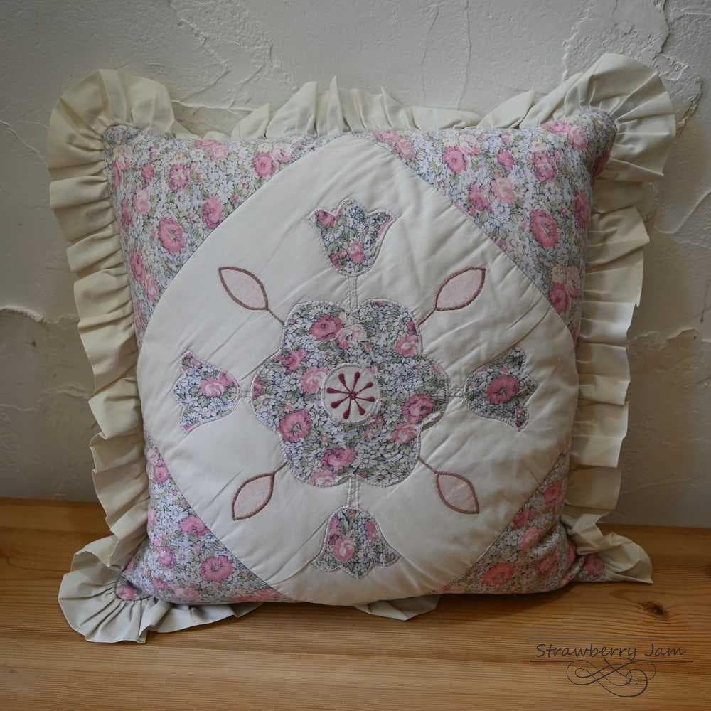 ICO-290 英国ヴィンテージ クッション カバー インテリア ファブリック