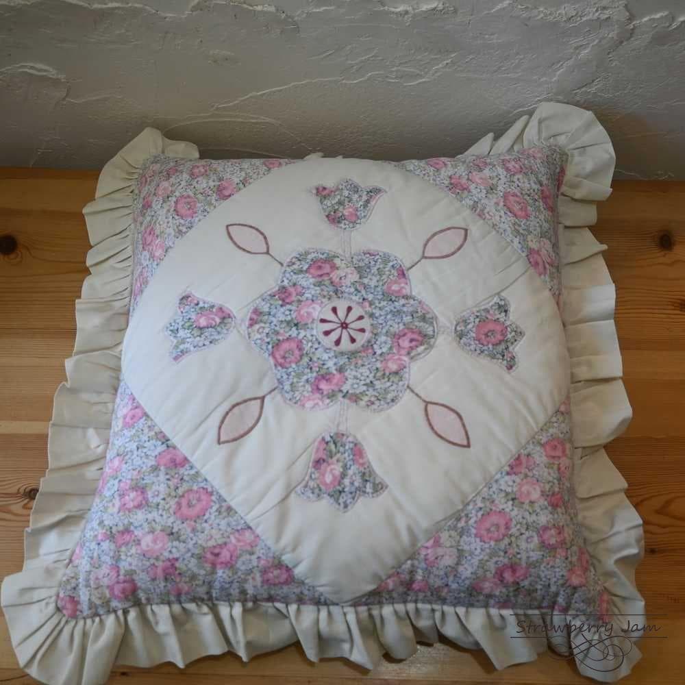 ICO-290 英国ヴィンテージ クッション カバー インテリア ファブリック