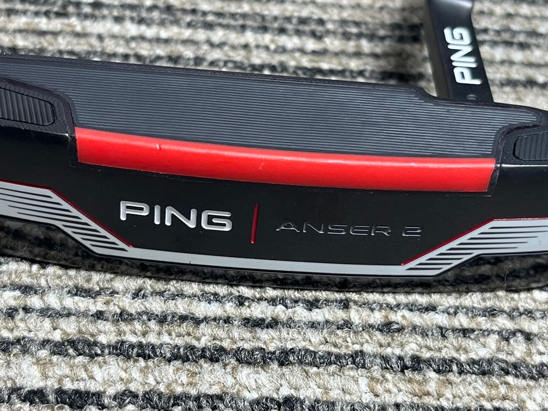 (未使用)PING ANSER 3 パター ブラック/レッド
