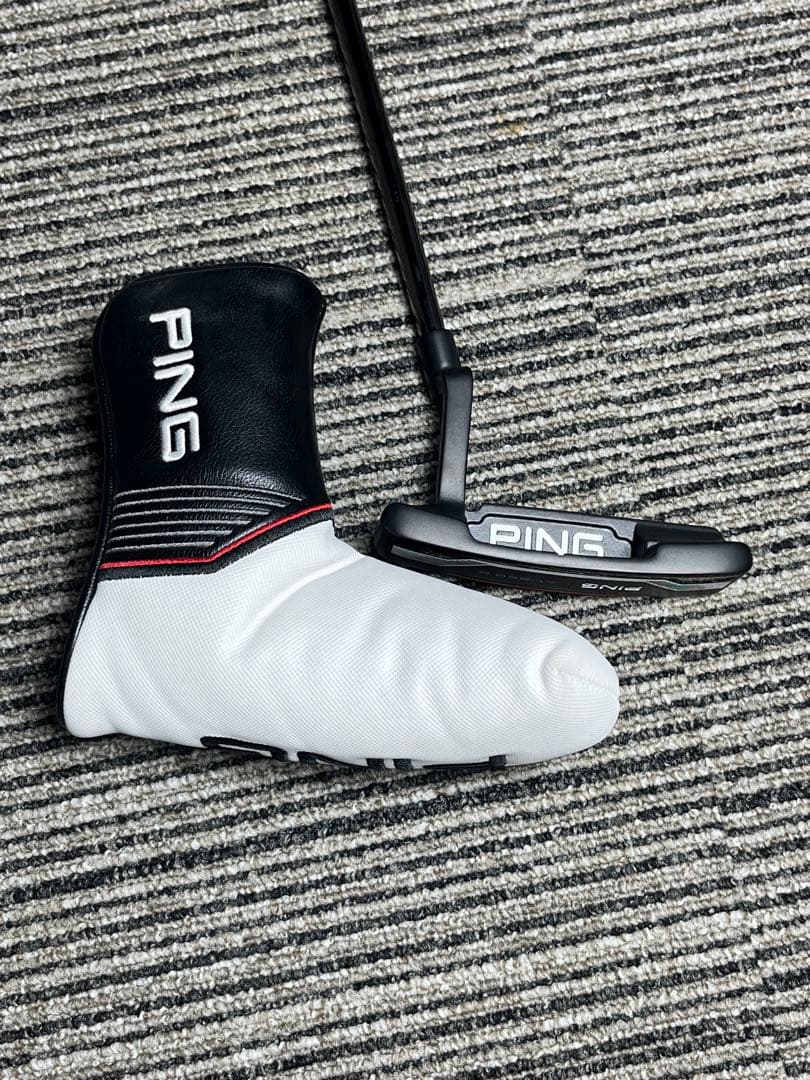(未使用)PING ANSER 3 パター ブラック/レッド