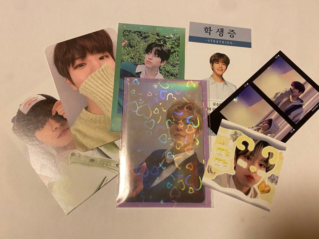 Straykids スキズ スンミン　サノク 事前収録 トレカ 5STAR