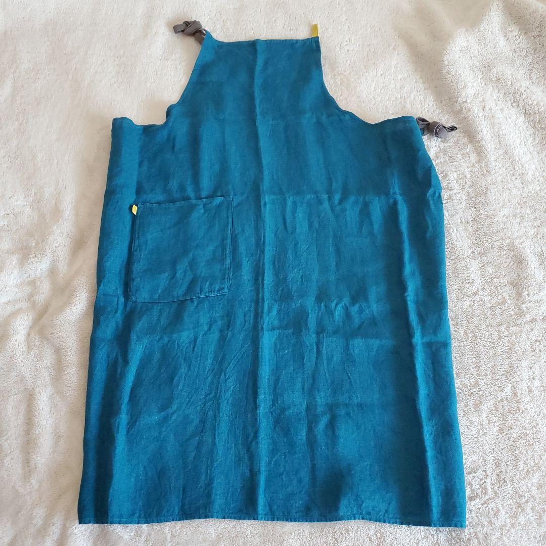 リーノエリーナ　エプロン　リネン