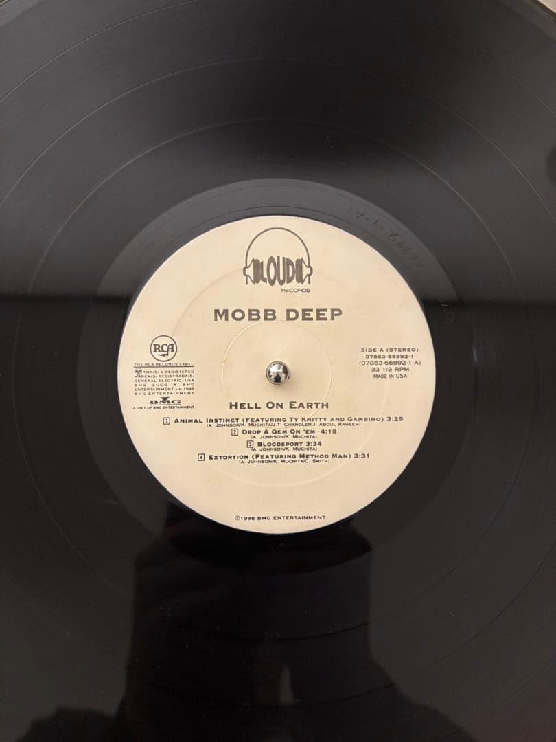 USオリジナル MOBB DEEP 「HELL ON EARTH 」2LP