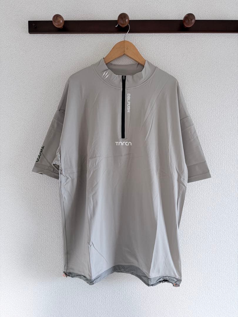 新作　RUFFLOG TNRCN HALF-ZIP TEE ラフロッグ　サイズM