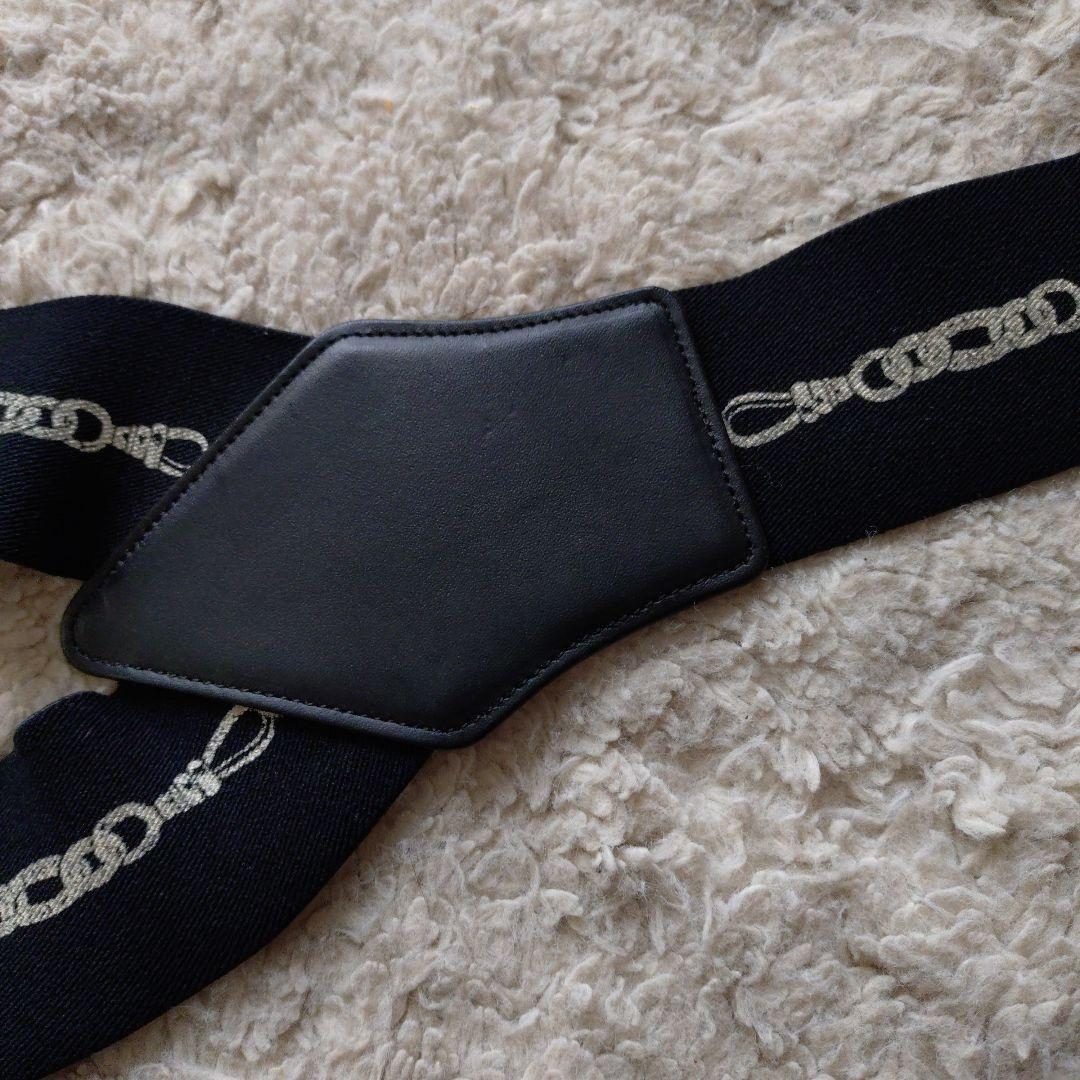 LIMI feu リミフゥ　ブラック サスペンダー