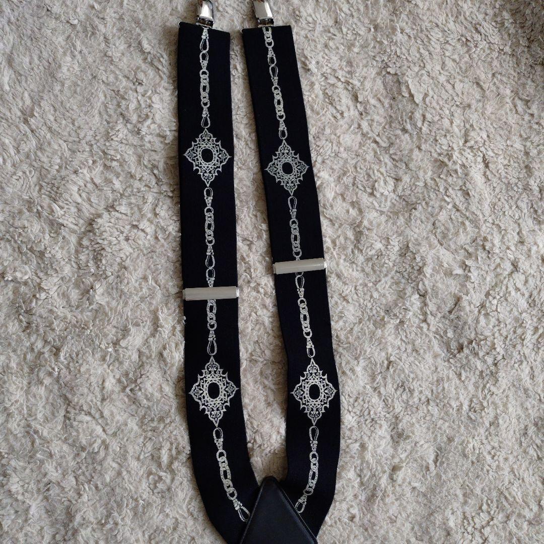 LIMI feu リミフゥ　ブラック サスペンダー