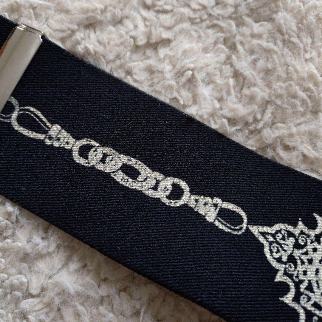 LIMI feu リミフゥ　ブラック サスペンダー