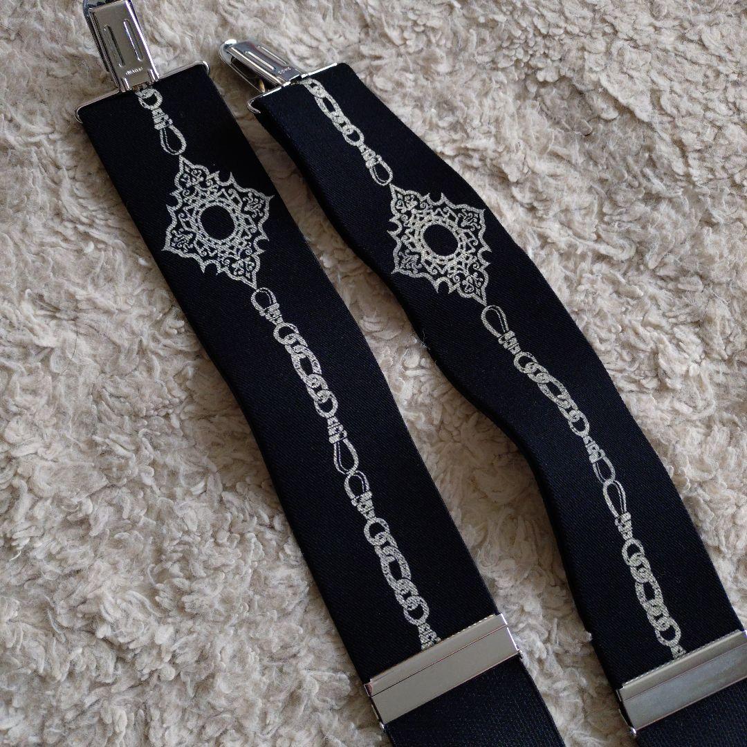 LIMI feu リミフゥ　ブラック サスペンダー