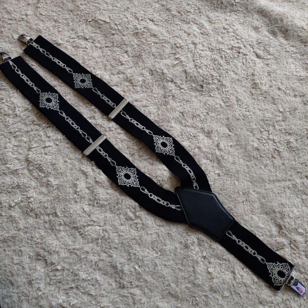 LIMI feu リミフゥ　ブラック サスペンダー